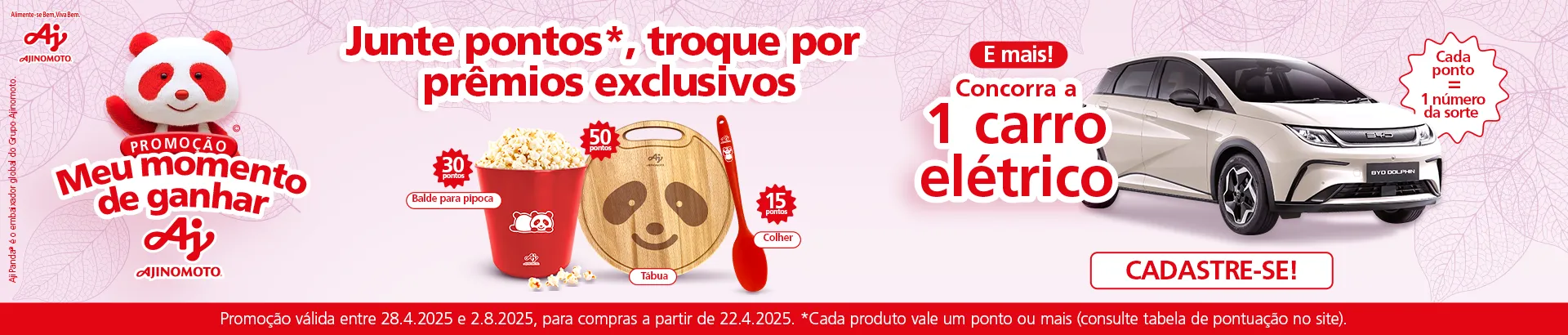 Promoção Ajinomoto Meu Momento de Ganhar 2025