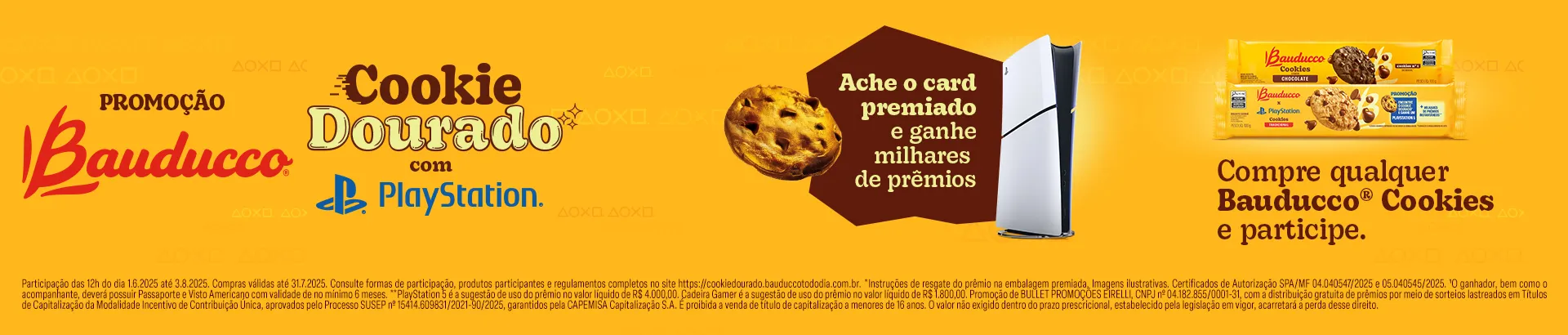 Promoção Bauducco Cookie Dourado 2025