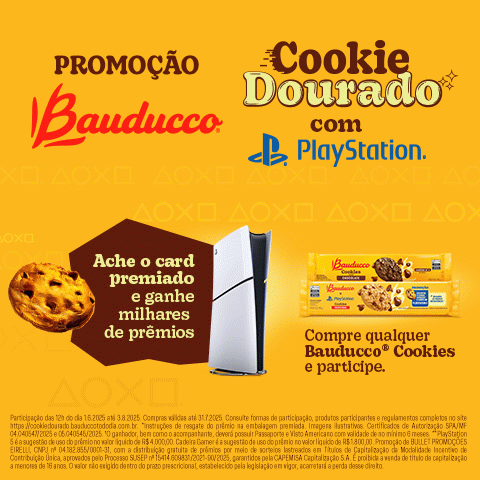 Promoção Bauducco Cookie Dourado 2025